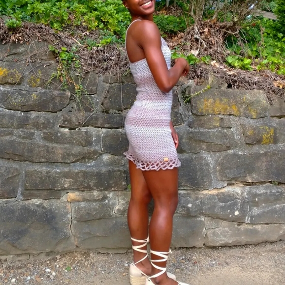 Handmade Crochet Summer Dress - Picture 3 of 5